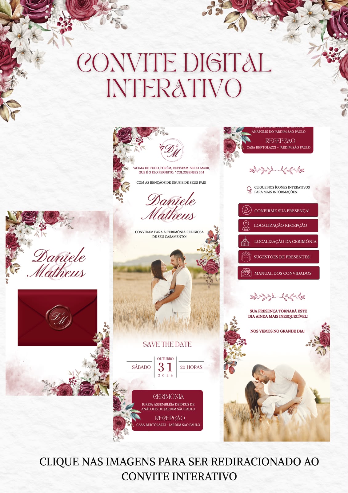 Convite Digital Interativo — La Design Gráfico